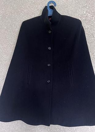 Елегантне пальто-кеп / накидка (cape coat) з додаванням вовни