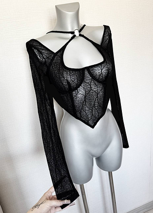 Топ лонгслив y2k dollskill