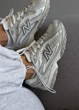 😍 жіночі кросівки new balance 204l | light grey / silver (10)