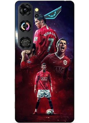 Чехол силиконовый бампер для zte nubia neo 5 gt 5g с рисунком ronaldo mu роналдо