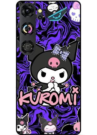 Силіконовий чохол для zte nubia neo 5 gt 5g з малюнком куромі kuromi