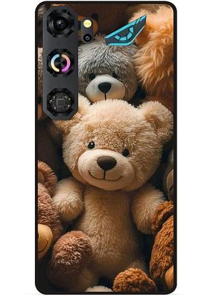 Силиконовый чехол бампер для zte nubia neo 5 gt 5g с рисунком плюшевый мишка