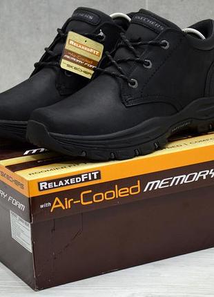 Skechers, оригинал кожаные ботинки, ботинки