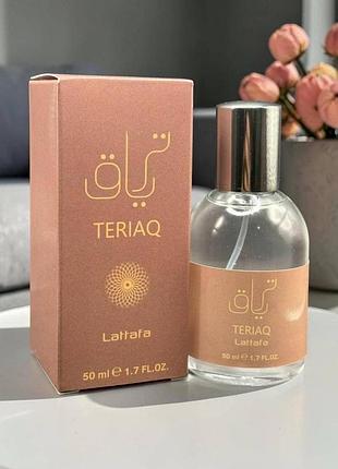 Духи унисекс lattafa teriaq, 50 мл