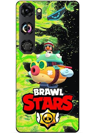 Чехол силиконовый бампер для zte nubia neo 5 gt 5g с героем бравл хэнк brawl