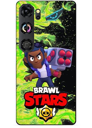 Чехол силиконовый бампер для zte nubia neo 5 gt 5g с героем бравл брок brawl