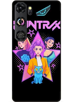 Силиконовый бампер чехол для zte nubia neo 5 gt 5g с картинкой demon hunters k-pop