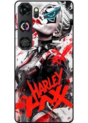 Чохол силіконовий бампер для zte nubia neo 5 gt 5g з малюнком harley quinn харлі квінн joker
