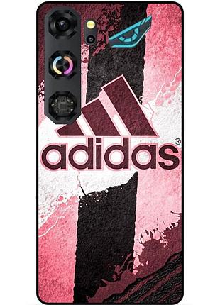 Чехол силиконовый бампер для zte nubia neo 5 gt 5g с картинкой адидас adidas