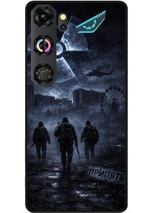 Силіконовий чохол для zte nubia neo 5 gt 5g з картинкою stalker сталкер