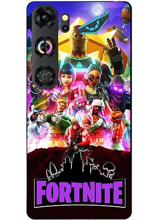 Силиконовый бампер чехол для zte nubia neo 5 gt 5g с рисунком fortnite фортнайт
