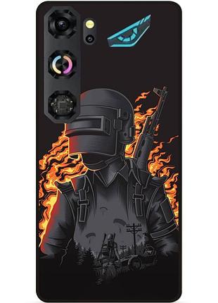 Чохол силіконовий бампер для zte nubia neo 5 gt 5g pubg пабг