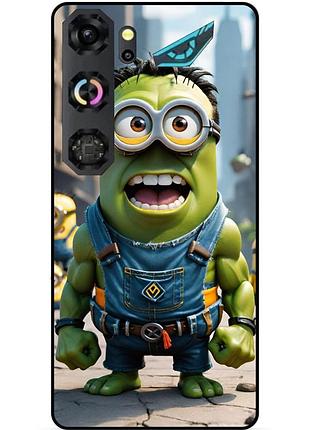 Чехол силиконовый бампер для zte nubia neo 5 gt 5g с рисунком миньон халк minion