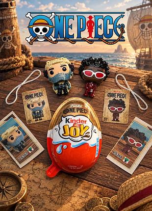 Набір фігурок 2 шт. вапол, містер п'ять, санджі kinder joy one piece netflix funko pop кіндер джой ван піс фанко поп