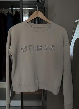 Світшот жіночий guess бежевий