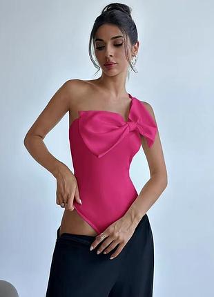 Боді з бантом від shein 4