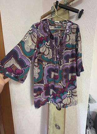 Туника блуза сукня шовк