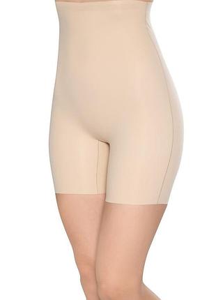 Корректирующие шорты с завышенной талией бежевого цвета spanx, коригуюча білизна, корсет, понталони