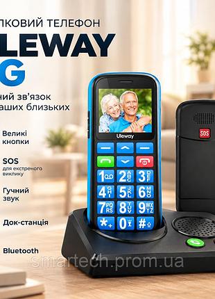 Кнопковий телефон uleway g180/g181 4g