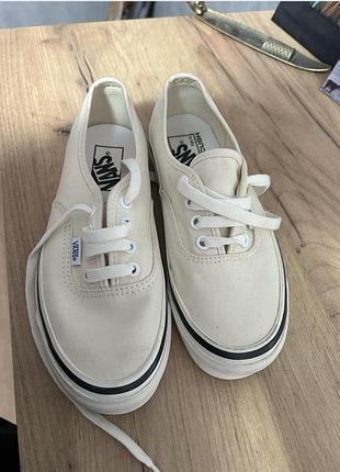 Кеди унісекс vans бежеві