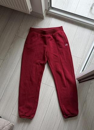 Спортивні штани джогери champion бордові m-l