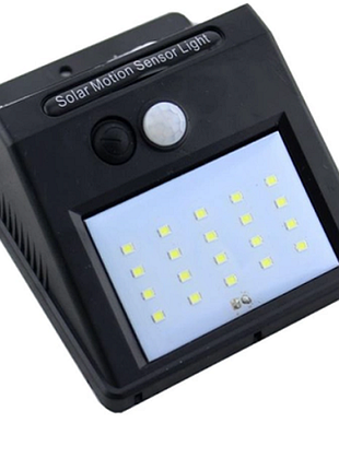 Вуличний ліхтар із датчиком руху на сонячній батареї bl-609 20smd