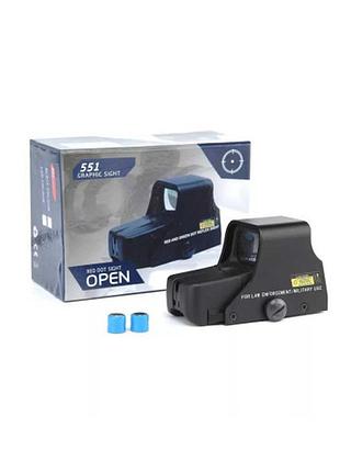Коліматорний приціл 551 graphic sight (red dot sight) — чудовий вибір для страйкболу (airsoft) або пневматики.