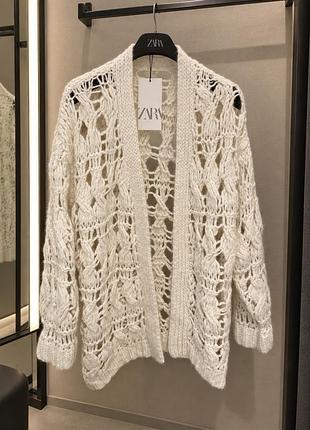 Кардіган шерстяний zara 7
