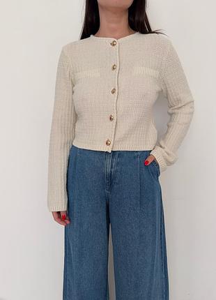 Бавовняний кардиган h&m