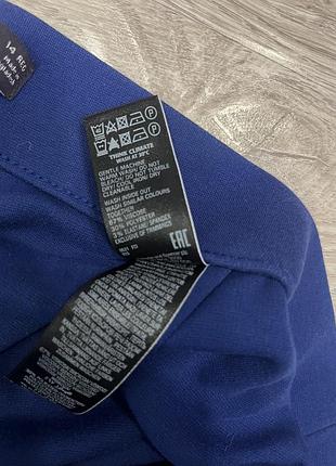 Яскраві сині штани-палаццо m&s collection 9
