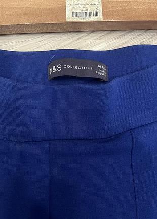 Яскраві сині штани-палаццо m&s collection 8