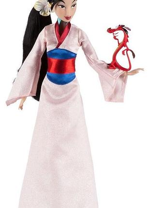 Лялька disney store мулан з дракончиком мушу класична 30 см mulan classic doll with mushu