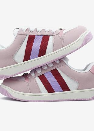 Gucci screener white pink 5