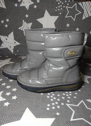 Жіночі зимові дутики сірого кольору skechers tone-ups eur 38 26 см