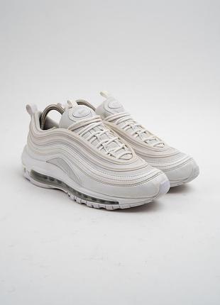 Кроссовки nike air max 97 женские кожаные белые рефлективные размер 39