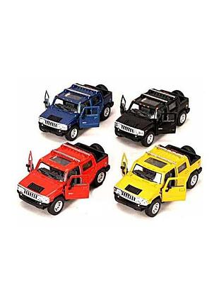 Kt машинка металл "hummer h2 sut (2005)" kt5097w метал.инерц.откр.дв.1:40 кор.ш.к