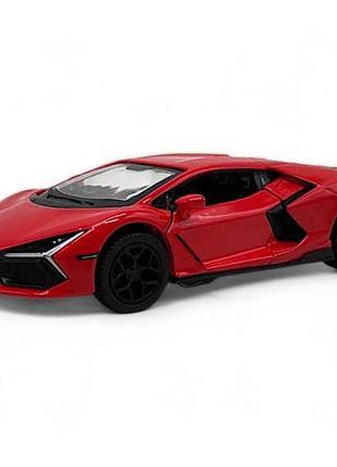 Машинка металлическая kinsmart «lamborghini revuelto», красная