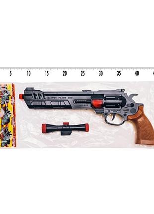 Пистолет с оптическим прицелом, звук и искры, 37×16 см