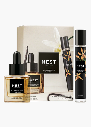 Nest new york madagascar vanilla eau de parfum &amp; perfume oil набор парфюмированная майка 30 мл и парфюмированная вода, 8 мл
