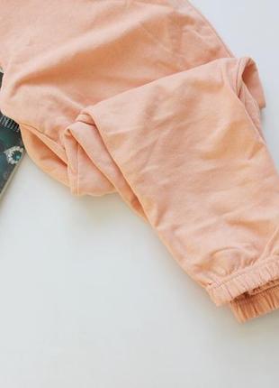 Классные джогерры штаны спортивные  персиковые хс3 фото