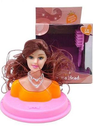 Кукла-манекен «styling head», шатенка