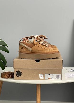 Уггі ugg lowmel sneaker platform chestnut