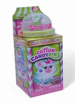 Мягкая игрушка-сюрприз «cotton candykins: пушистый любимец», зелёный