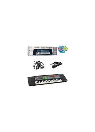 Синтезатор 44 клавиши с микрофоном, запись, usb