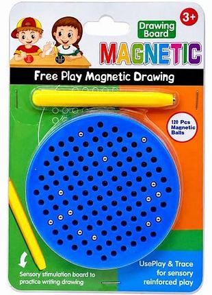 Магнитная доска для рисования magnetic drawing, синяя