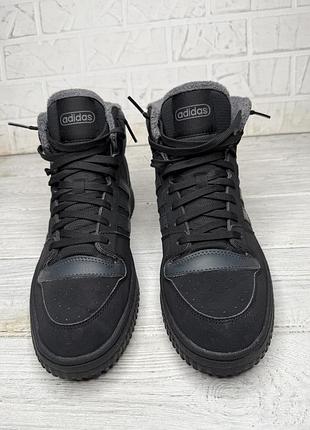 Крутые черные кроссовки adidas break start mid winterized 4