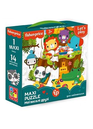 Макси-пазл vladi toys «fisher price. мои весёлые друзья»