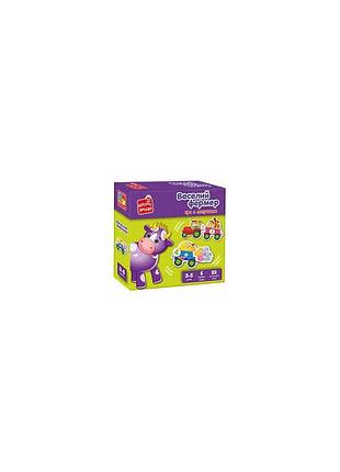 Розвиваюча гра з липучками vladi toys «веселий фермер»