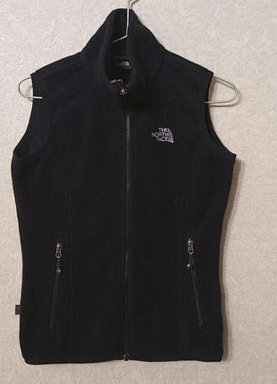 Жилетка жіноча the north face флісова чорна розмір xs
