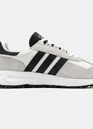Кроссовки adidas retropy e5 grey white black 8